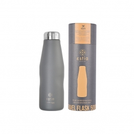 Θερμός-Μπουκάλι Ανοξείδωτο Fjord Grey Flask Save The Aegean Estia 500ml-7x7x22,3εκ. 01-8550