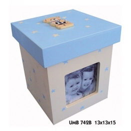 Παιδικό Κουτί Για Φωτογραφίες Ξύλινο Royal Art 13x13x15εκ. UMB742B