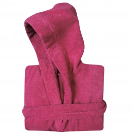Μπουρνούζι Ενηλίκων Βαμβακερό Large Casual 5904 Fuchsia Das Home