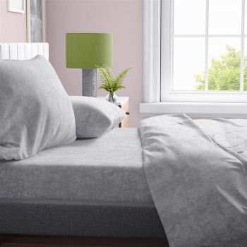Παπλωματοθήκη Polycotton Μονή 160x240εκ. Shadow 21 Light Grey DimCol
