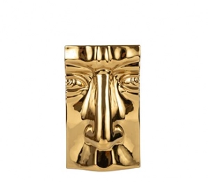 Βάζο Πρόσωπο Κεραμικό Χρυσό 14x11,5x23εκ. Zen Collection 24.21.50852