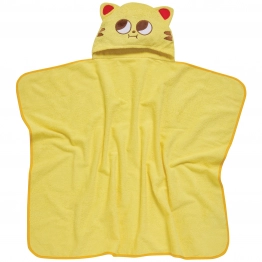 Κάπα Με Κέντημα Βαμβακερή 70x90εκ. Bath 4947 Κίτρινη Das Baby