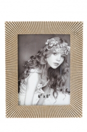 Κορνίζα Polyester Μπίλιες Σαμπανί 15x20εκ. Zen Collection 24.24.49875