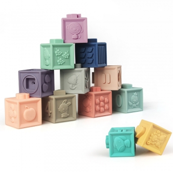 Εκπαιδευτικοί 3D Κύβοι Σετ 12τμχ Baby To Love BTL350543