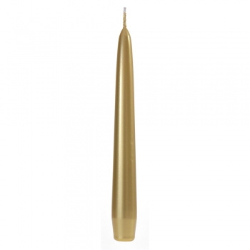 Κερί Βενετσιάνικο Σετ 12τμχ Χρυσό 20εκ. iliadis 73635
