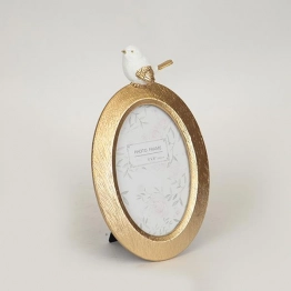 Κορνίζα Ξύλινη Λευκή-Χρυσή 14,2x2x23,2εκ. ESTHETI 756-13010