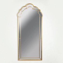 Καθρέπτης Τοίχου Μεταλλικός Χρυσός 60x3x138εκ. ESTHETI 751-11039