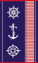 Πετσέτα Θαλάσσης 2 Όψεων Βαμβακερή Βελουτέ 87x165εκ. Ζακάρ 232 DimCol