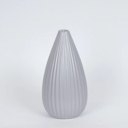 Βάζο Κεραμικό Γκρι 13,3x26εκ. ESTHETI 752-20397