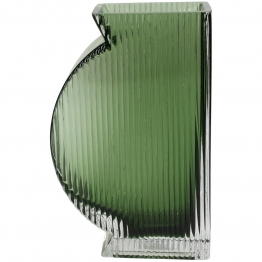 Βάζο Γυάλινο Πράσινο ARTE LIBRE 12x6x20εκ. 05153354