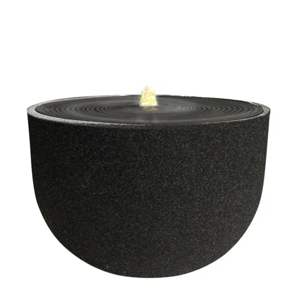 Συντριβάνι Πέτρινο-Polyresin Γκρι Με Led Φωτισμό ESPIEL 45x45x30εκ. STV113