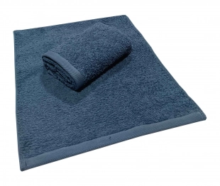 Πετσέτα Βαμβακερή Χειρός 30x50εκ. Dark Blue Komvos Home 7001419-19