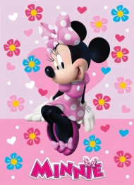 Κουβέρτα Μονή Βελουτέ 160x220εκ. Home Minnie 514 Digital Print Disney DimCol