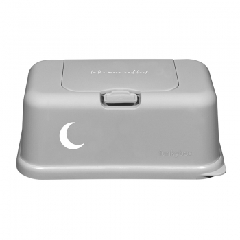 Θήκη Για Μωρομάντηλα Soft Grey Moon Funkybox FB58
