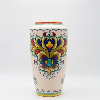 Βάζο Κεραμικό Μπεζ-Multi 17x17x33εκ. ESTHETI 819-00186