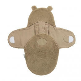 Meyco Wrap Κουβερτούλα Teddy για τη βόλτα Bear Brown MEY-296.242.80.00