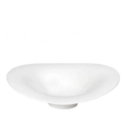Πιάτο Βαθύ Πορσελάνης Wavy Flow Ιβουάρ Siders ESPIEL 31,2x30x8,8εκ. FUK162K2