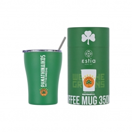 Θερμός-Ποτήρι Ανοξείδωτο Coffee Mug Panathinaikos BC Edition Estia 350ml-9x13εκ. 00-13257