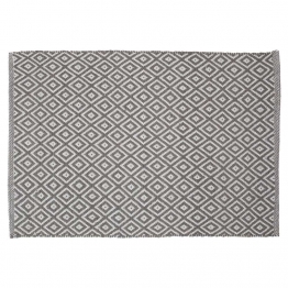 Ταπέτο Μπάνιου Βαμβακερό 60x90εκ. Trellis Grey Sealskin 294213614