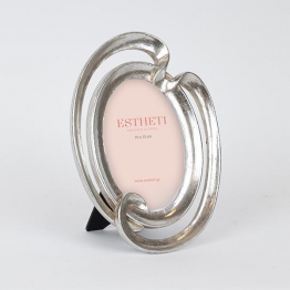 Κορνίζα Polyresin Ασημί 10x15εκ. ESTHETI 756-12153