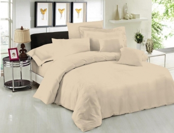Σεντόνι Μεμονωμένο Polycotton Μονόχρωμο Μονό 170x270εκ. Le Blanc Sand