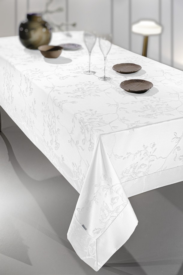 Τραπεζομάντηλο Polyester 160x320εκ. Country White Guy Laroche