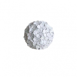 Διακοσμητική Μπάλα Κεραμική Λευκή Art Et Lumiere 11εκ. 10590