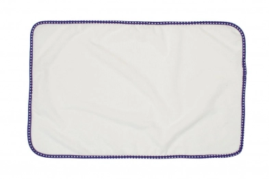 Σελτεδάκι Αδιάβροχο Βαμβακερό Λευκό- Μωβ 67x90εκ. Πουά 133 DimCol