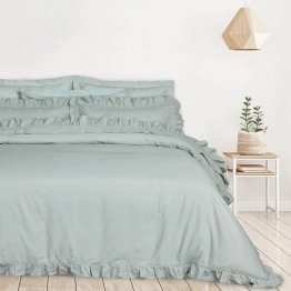 Σετ Παπλωματοθήκη Βαμβακερή Υπέρδιπλη 220x240εκ. Daily 3166 Mint Das Home