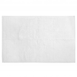Ταπέτο Μπάνιου Αντιολησθητικό Βαμβακερό 50x80εκ. Bathmats 0758 Λευκό Das Home