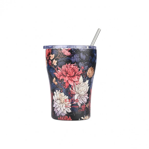 Θερμός-Ποτήρι Ανοξείδωτο Midnight Blossom Save The Aegean Estia 350ml-9x13εκ. 01-22945