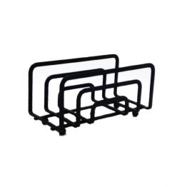 Χαρτοπετσετοθήκη Σιδερένια Μαύρη 18x8x9,5εκ. ESPIEL MTT302