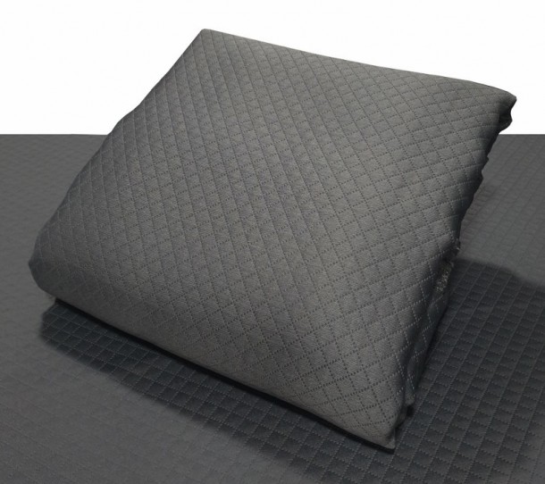 Κουβέρτα Πικέ Polyester Υπέρδιπλη 240x260εκ. Dark Grey