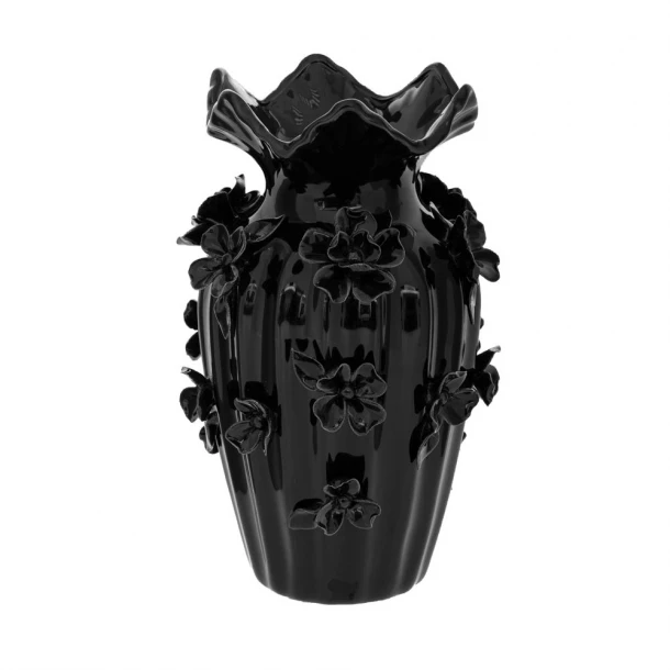 Βάζο Κεραμικό Μαύρο 16x26εκ. iliadis 91531