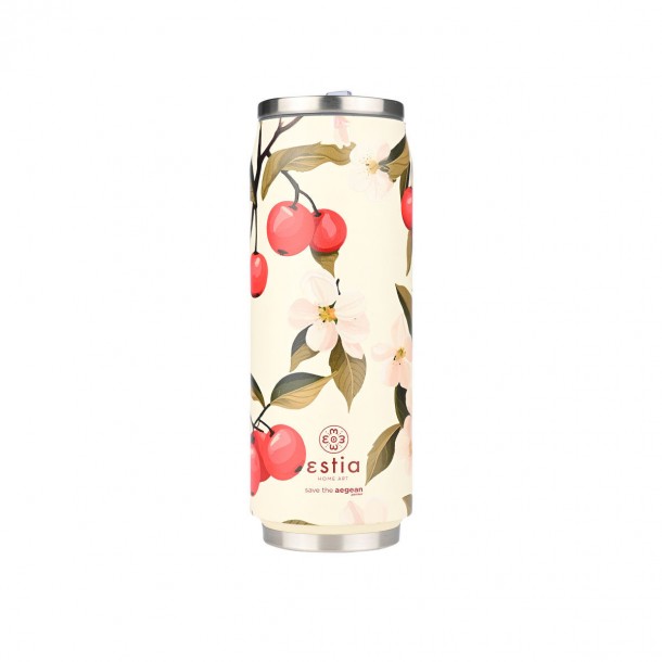 Θερμός-Ποτήρι Ανοξείδωτο Sakura Whisper Save The Aegean Estia 500ml-7x19εκ. 01-22730