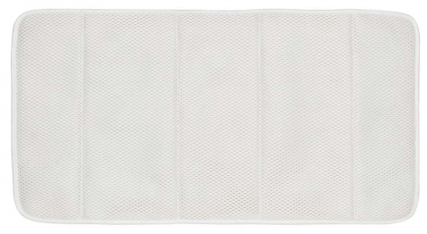 Ταπέτο Αντιολισθητικό Μπανιέρας Polyester 39x79εκ. Comfort White Sealskin 315225410