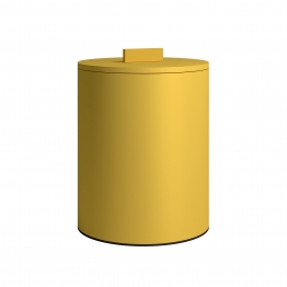 Καλάθι Απορριμμάτων Πάγκου 6lt Ανοξείδωτο Matt Yellow Pam & Co Φ20x25εκ. 2326-603