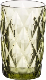 Σετ Ποτήρια Νερού 6τμχ Γυάλινα Kare Green 330ml CRYSPO TRIO 52.703.50