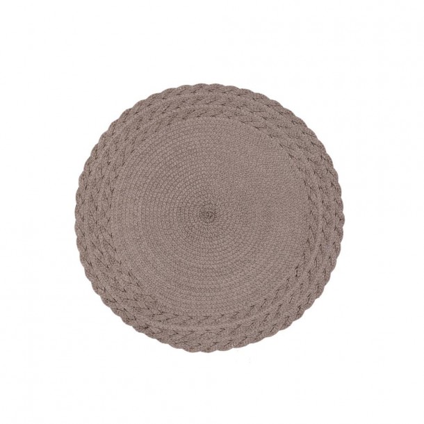 Σουπλά Πλαστικό Γκρι Ronda Ace Max Home® Φ38εκ. PTG82206P38