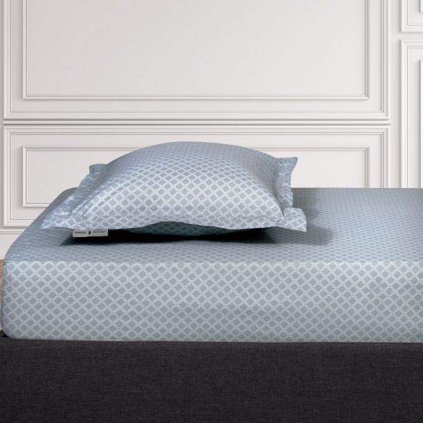 Σεντόνι Μεμονωμένο Polycotton King Με Λάστιχο 180x200+35εκ. Loft 2510 Γκρι Greenwich Polo Club