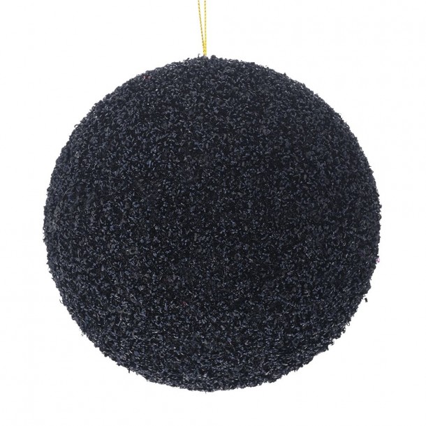 Μπάλα Polyfoam Μαύρη Glitter 10εκ. iliadis 83515