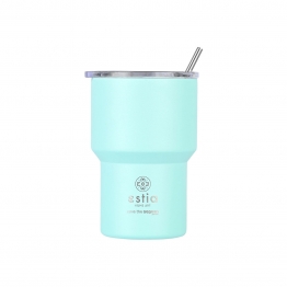 Θερμός-Ποτήρι Ανοξείδωτο Mug Lite Save The Aegean Bermuda Green Estia 400ml-9,2x6,5x13,3εκ. 01-18481