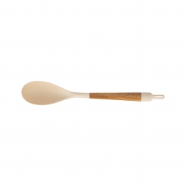 Κουτάλα Ραγκού Ξύλινη-Σιλικόνης Ivory 6,5x6,5x38,5εκ. Allure Estia 01-24888