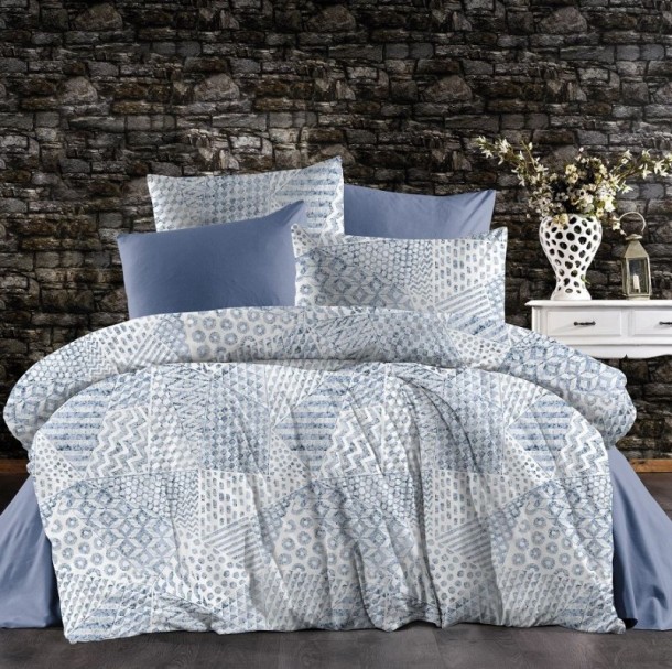 Παπλωματοθήκη Polycotton Υπέρδιπλη 220x240εκ. Maya SB HOME