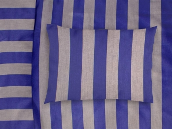 Μαξιλαροθήκη Φάκελος Βαμβακοσατέν 50x70εκ. Stripes 157 Purple-Grey DimCol