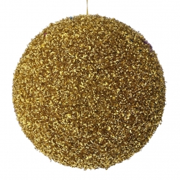 Μπάλα Polyfoam Χρυσή Glitter 15εκ. iliadis 83529