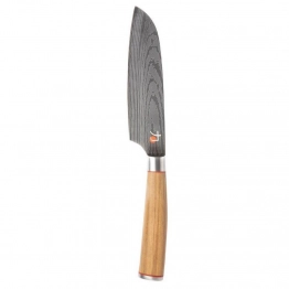 Μαχαίρι Santoku Mini Ανοξείδωτο-Ξύλινο Bergner 12,5εκ. BG04169000