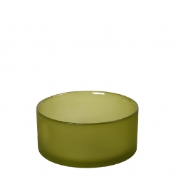 Μπωλ Σερβιρίσματος Γυάλινο Lime Caprice ESPIEL 15x15x6εκ. DAC1714K6