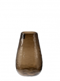 Βάζο Χειροποίητο Γυάλινο Καφέ 16,5x26εκ. Zen Collection 25.25.51436