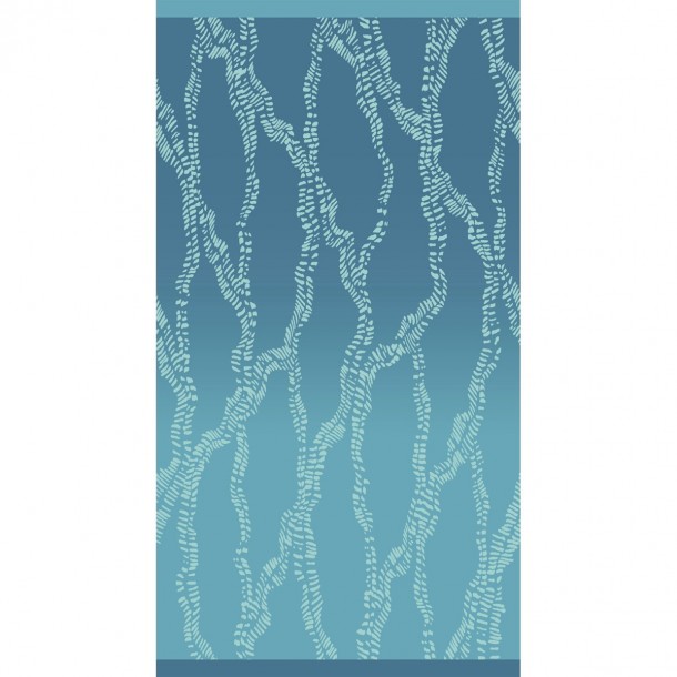 Πετσέτα Θαλάσσης Βαμβακερή Velour Blue 86x160εκ. Chain Melinen 20004867
